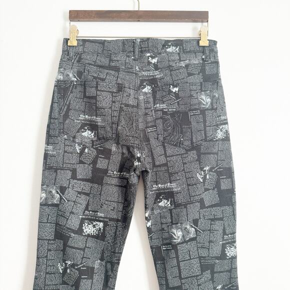 REFORMATION Newsprint Peyton High Rise Bootcut Jeans 29 - Picture 8 of 11